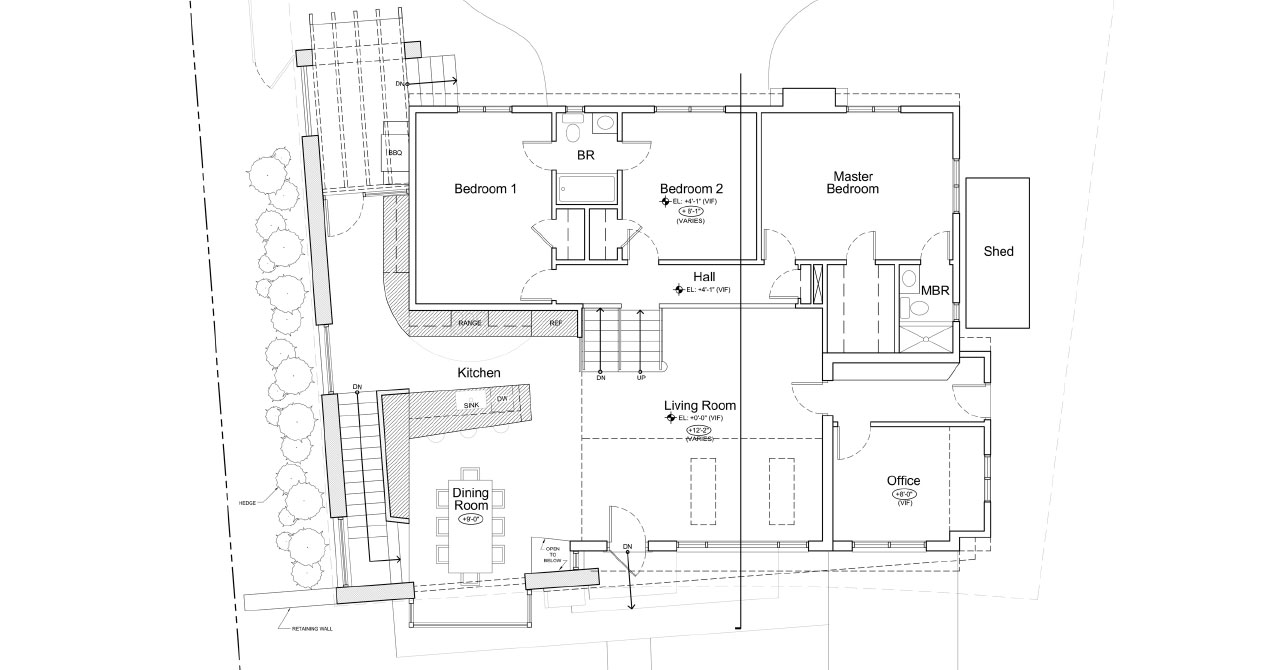 Residence With Custom Wine Cellar | Ground Floor Plan