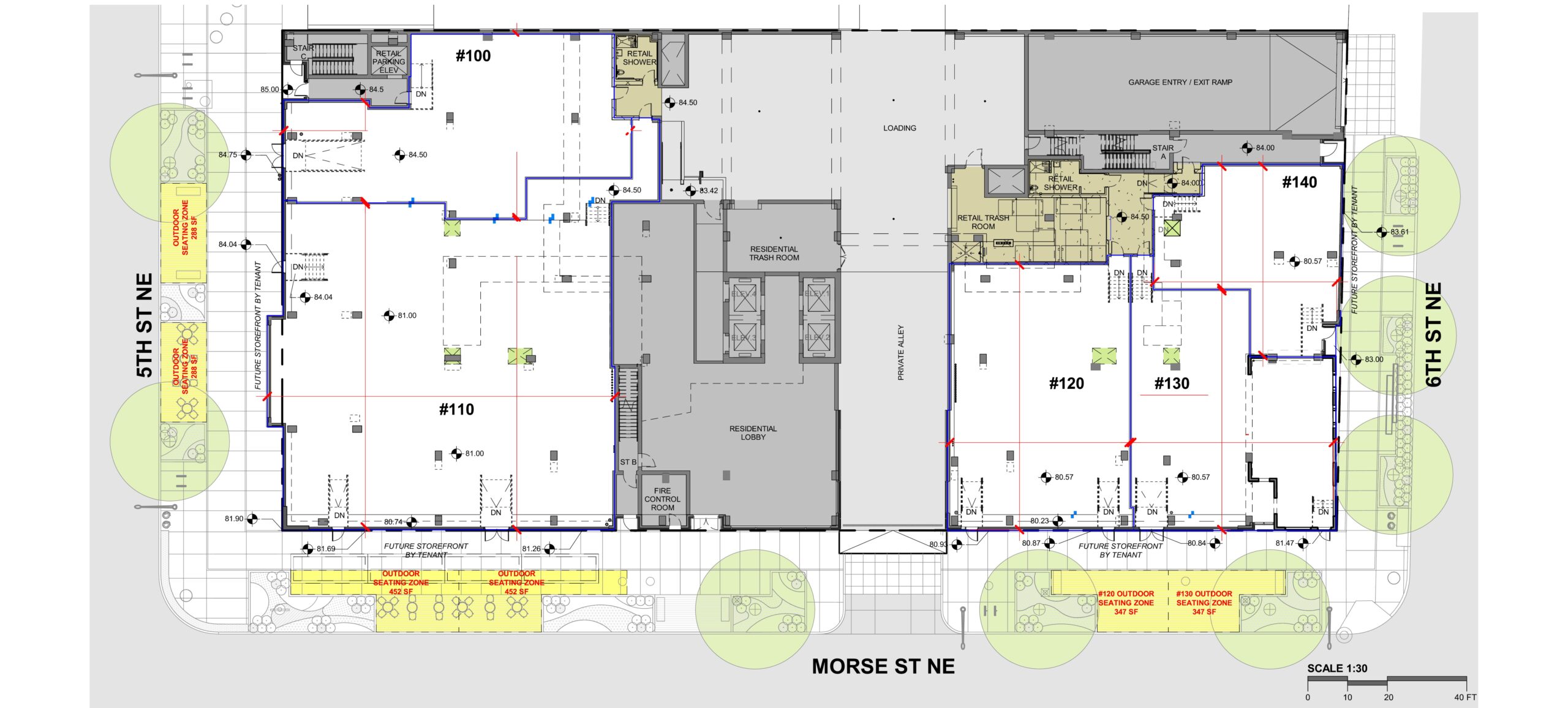 500 Morse Street  | Floor Plan