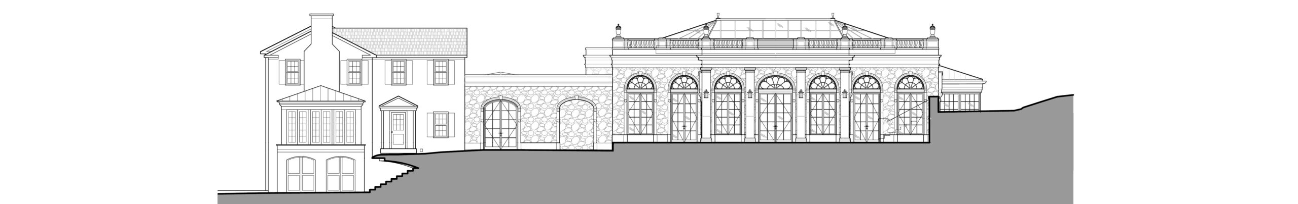 High Meadow Estate Orangerie  | Elevation